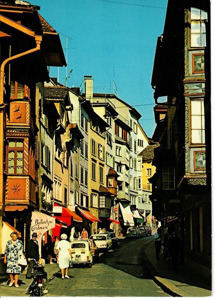 Cartes postales: Zürich, Augustinergasse – D'occasion à Hochdorf par Ziegel-16