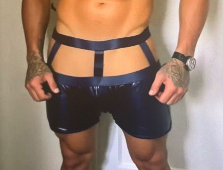 Sexy Boxer👌Uomo-simipelle con strisce-tg L/XL-nuovo