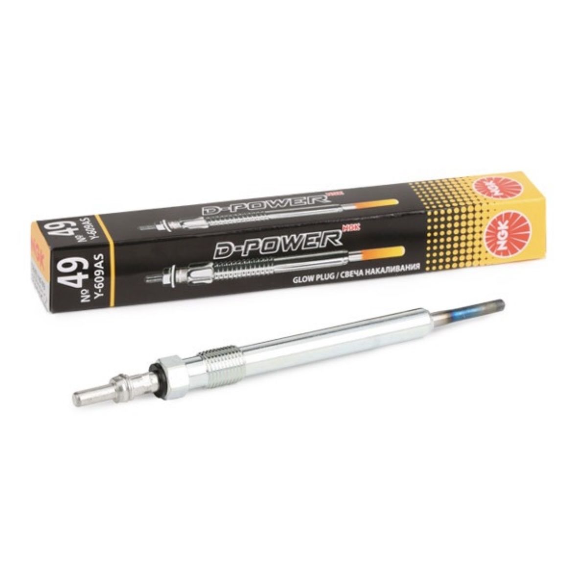NGK Alle Autoersatzteile: 9x GLÜHKERZE NGK D-POWER 49 Y-609AS – Neu und originalverpackt aus Mels von pedromiguel_12