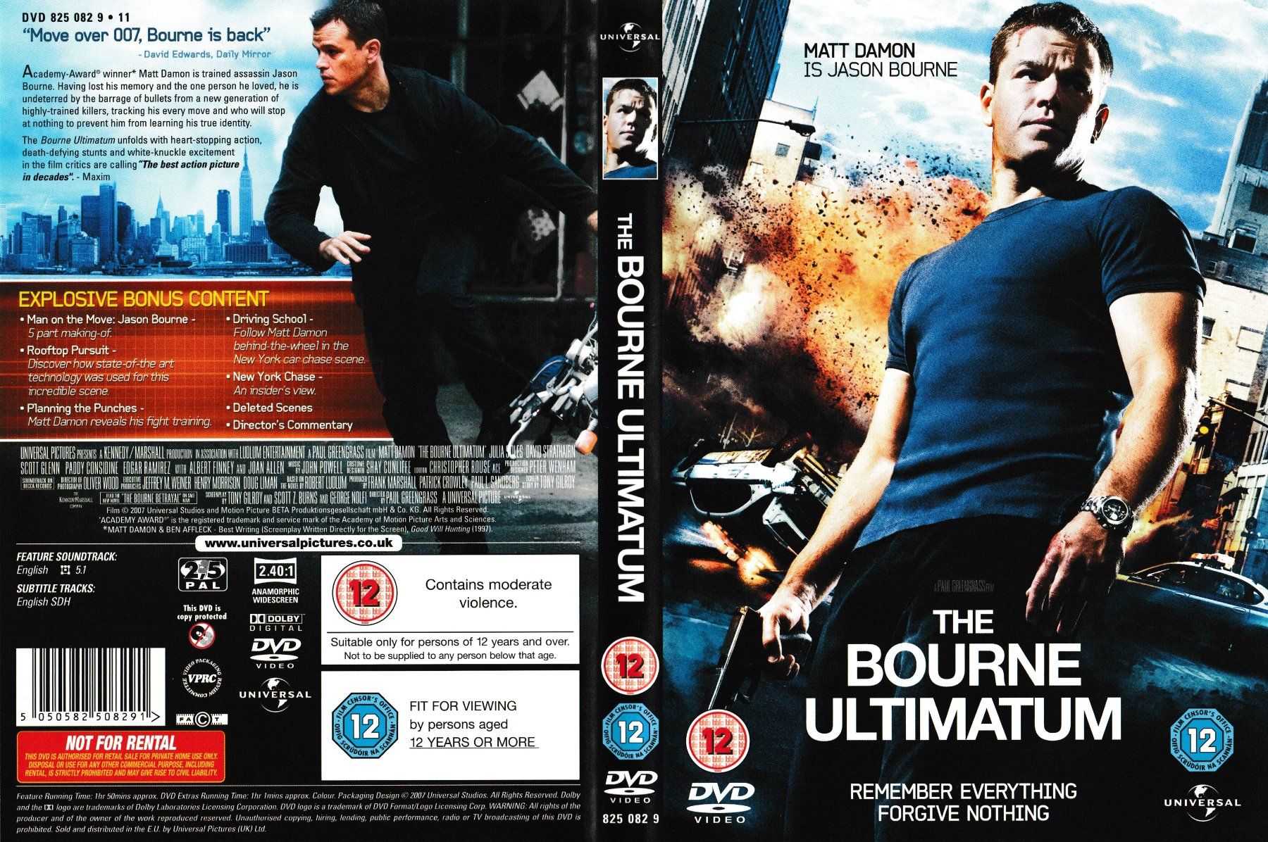 Tutti i DVDs: DVD - The Bourne Ultimatum (ENG) – Usato da Langnau am Albis venduto da MediaRescuerKeLoX