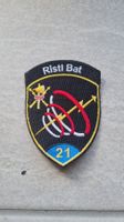 CH Armee / Badge / Aufnäher /Ristl Bat 21 /blau /ohne Klett