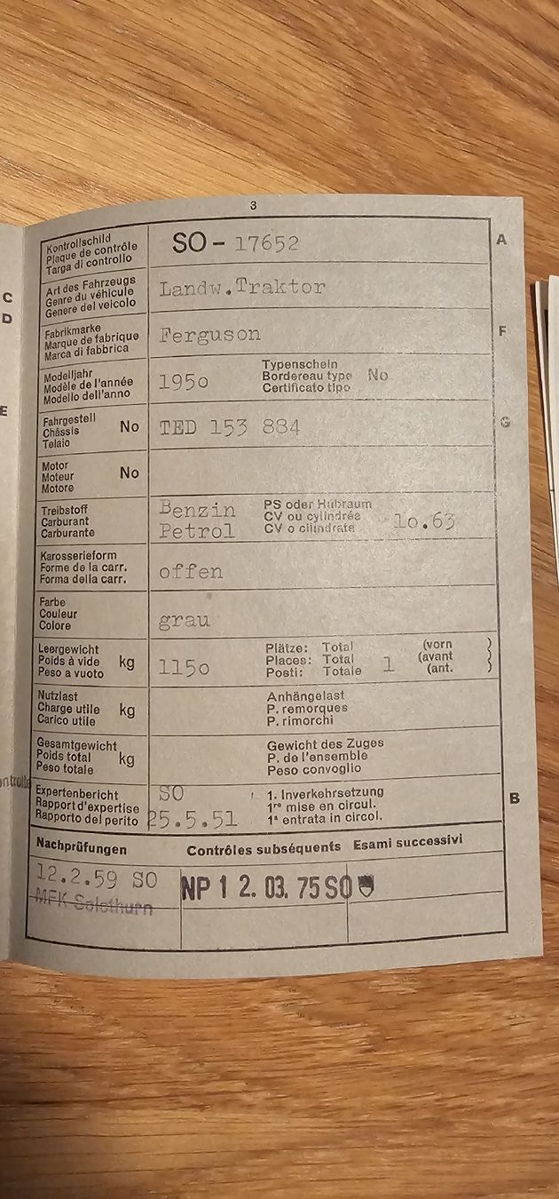 Trattori: Traktor Ferguson – Usato da Kestenholz venduto da Arion4703 2
