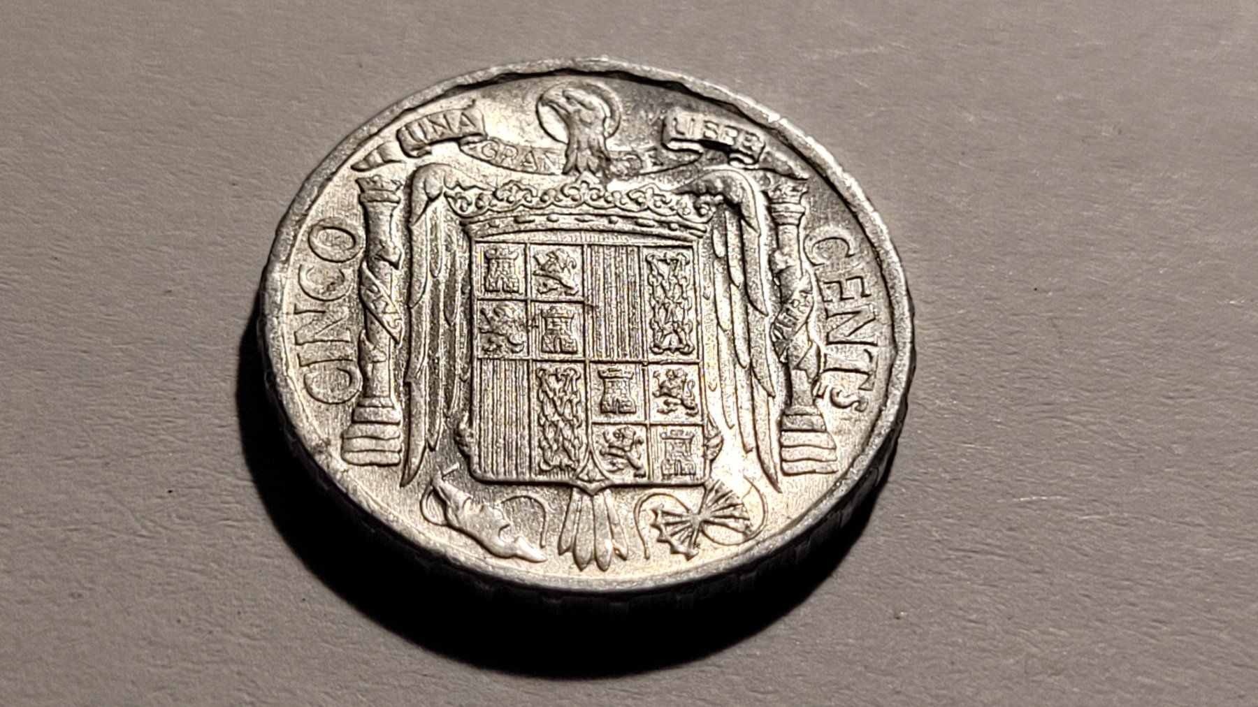 Tutti le monete: ++!ESP+5Cents+1945+TOP!++ – Nuovo (secondo la descrizione) da Langenthal venduto da Avokado77 1