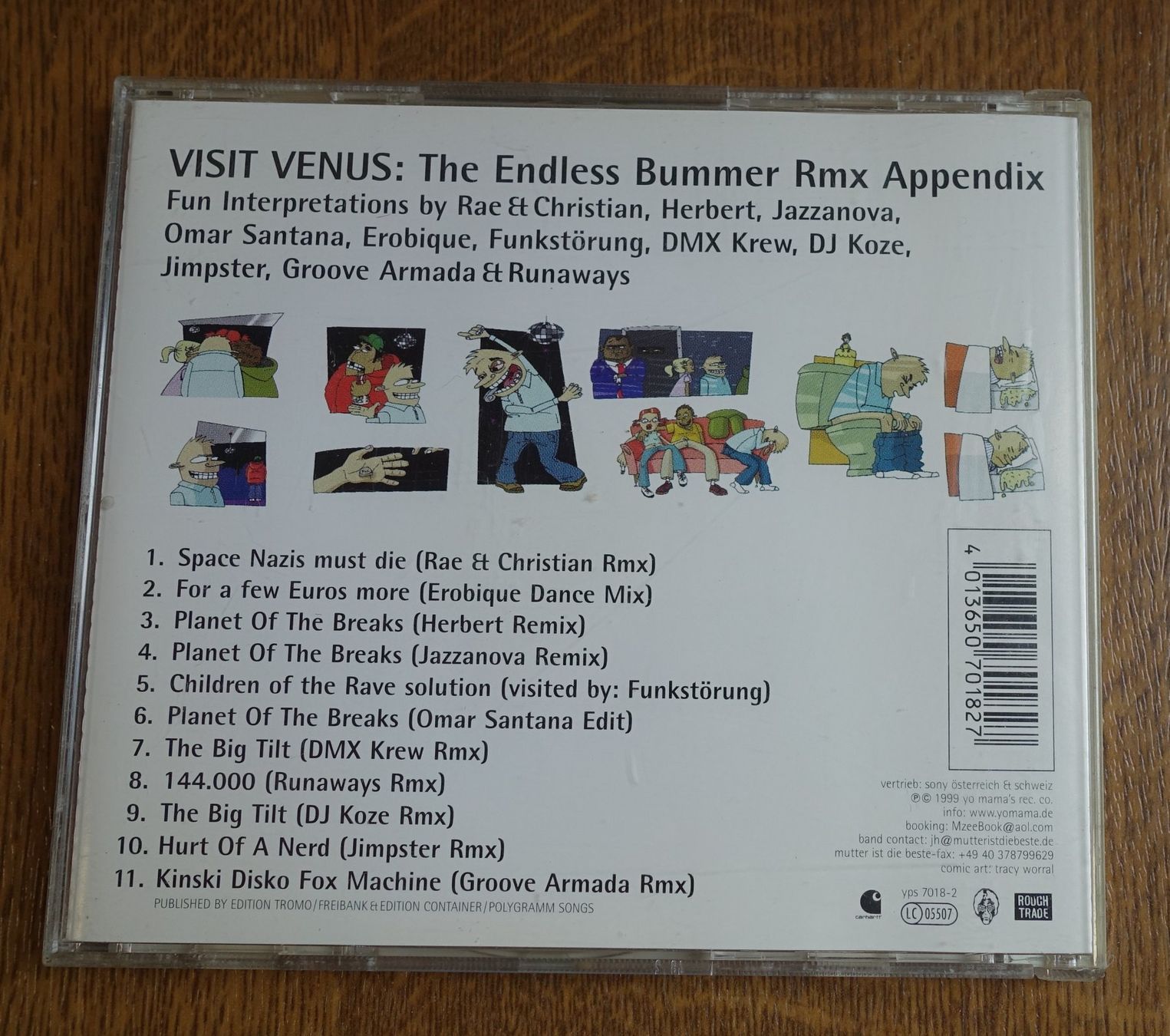 CD: Visit Venus – The Endless Bummer Rmx Appendix - D1 – Usato da Sessa venduto da discoverymedia 1