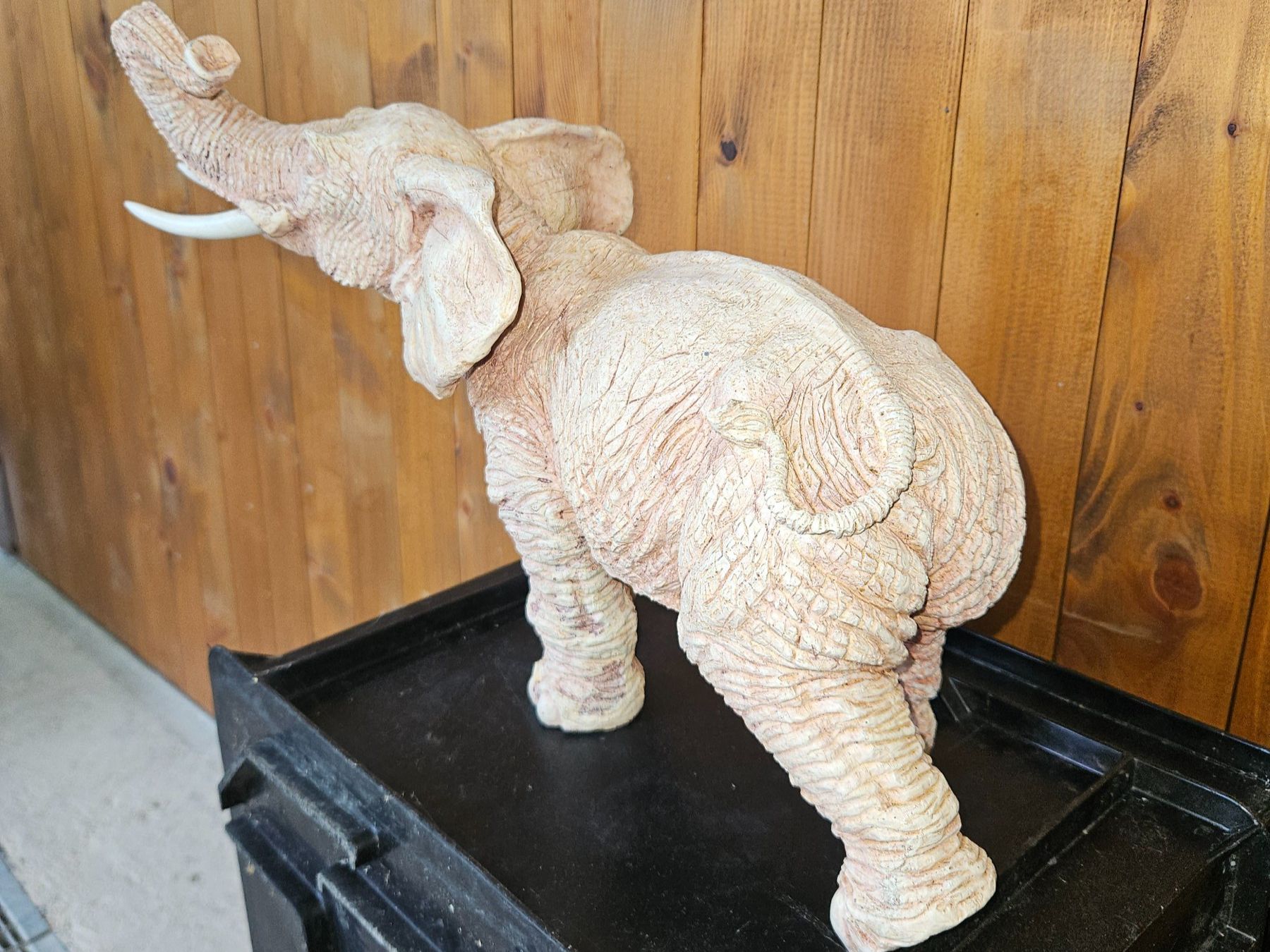 Figuren: Dekofigur Elefant beige ca. 30cm H Neu Gibs oder Kunstgibs – Neu (gemäss Beschreibung) aus St.Gallenkappel von RocknSkull 4