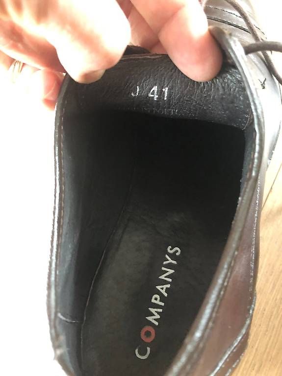 Herrenschuhe: Herren Schnürschuh Leder Gr. 41 – Gebraucht aus Samstagern von TAAF 4