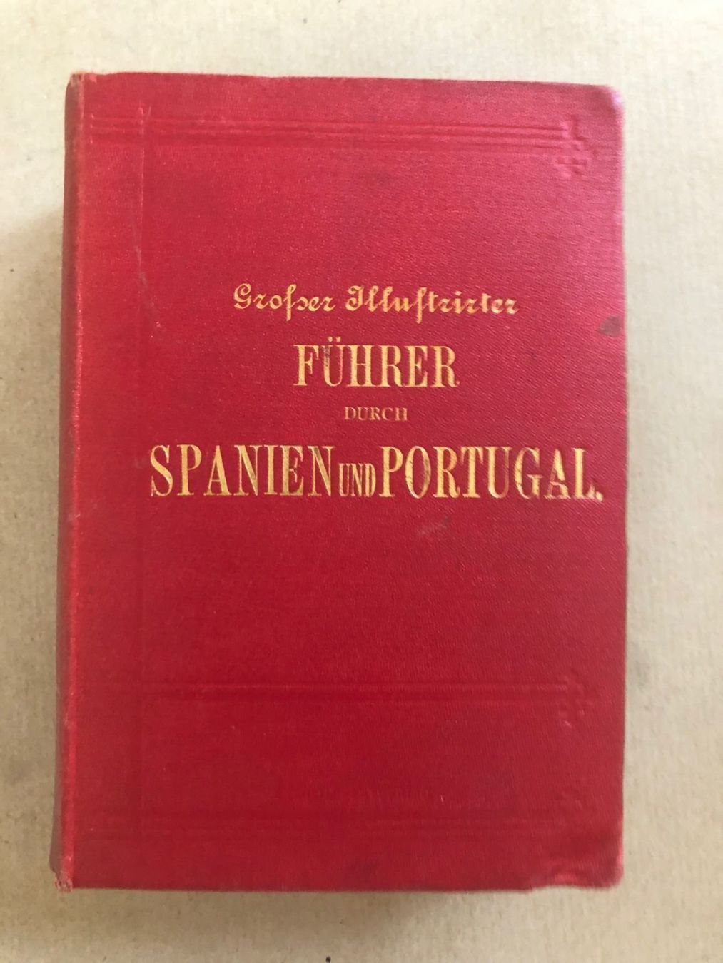 Livres: Führer durch Spanien und Portugal 1892 – D'occasion à Zürich par allp