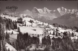 1963 AK Beatenberg _Waldegg-Schreckhorn-Eiger-Mönch-Jungfrau