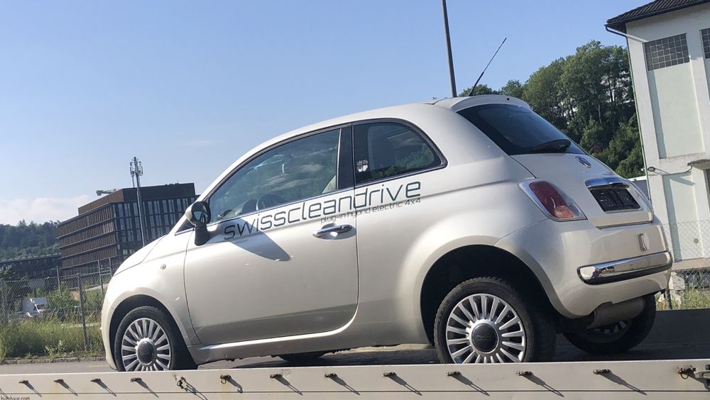 Fiat 500 4x4 PHEV Umbau Prototyp, 56'000 km, 2012