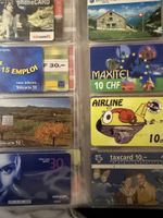 Sammlung Telefonkarten diverse Marken PTT Swisscom gemischt