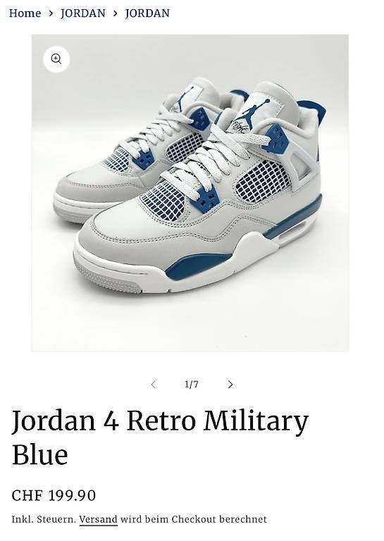 Scarpe da uomo: Nike Air Jordan 4 Retro OG, gr.40 – Usato da Hofstetten SO venduto da Katharina_Nina_Nina 4