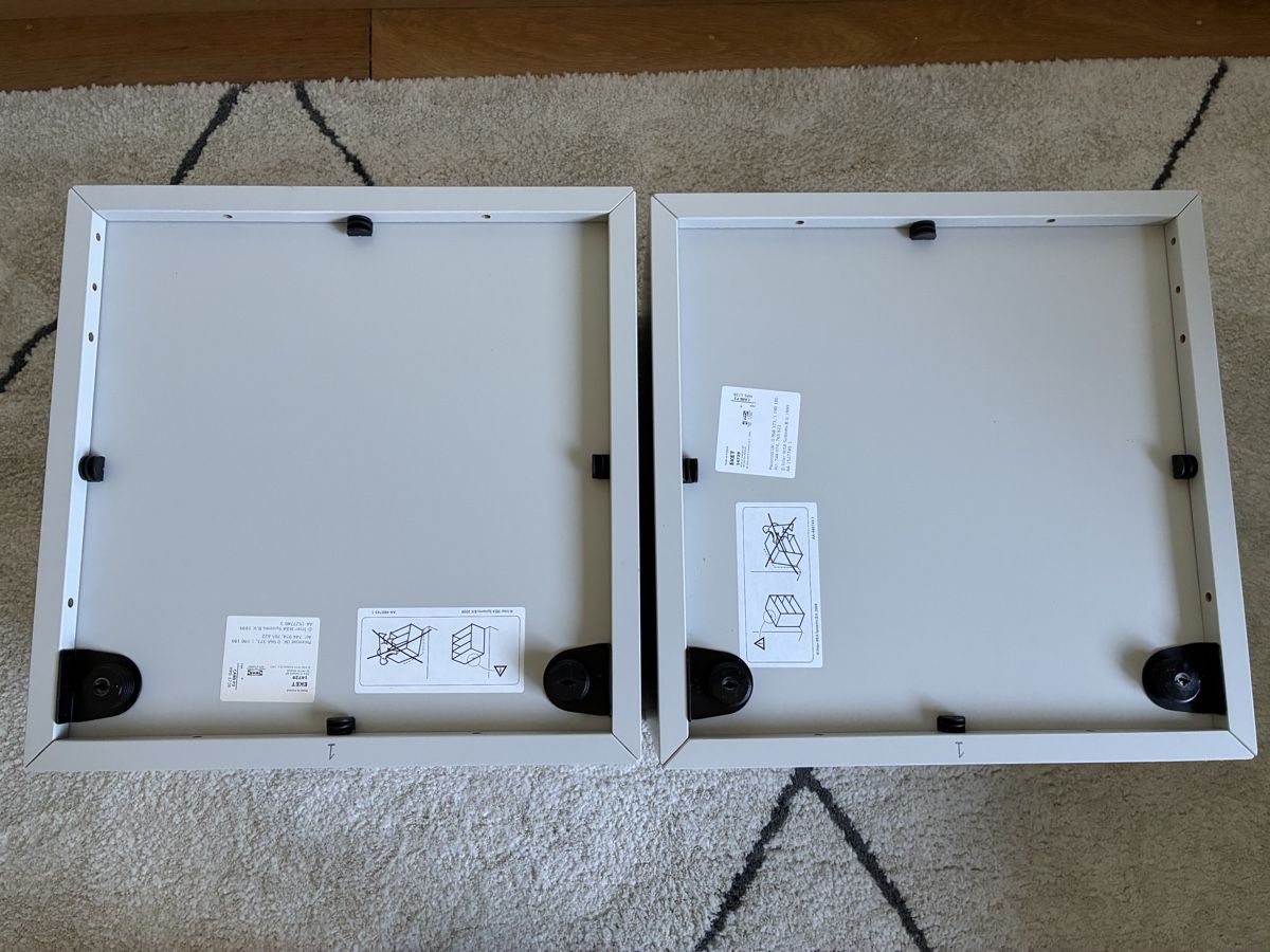 Scaffali: 2 IKEA EKET Module, hellgrau, 35 x 35 x 25 – Usato da Zürich venduto da Sylvie0011 6