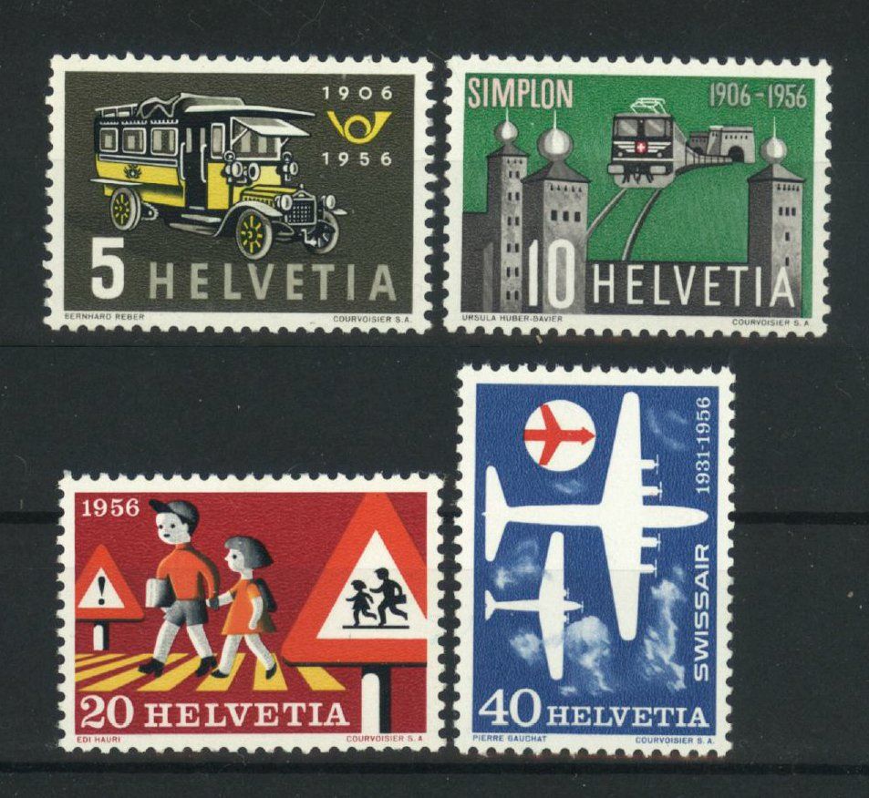 Tutti i francobolli: 1956, Gedenkmarken ** – Nuovo (secondo la descrizione) da Willisau venduto da Vollstempel