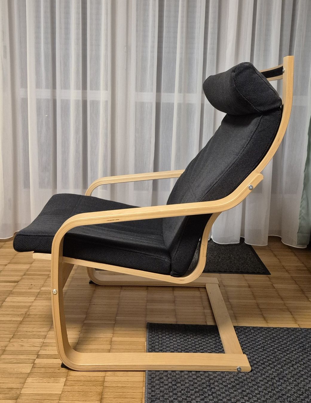 Ikea Poltrone: IKEA POÄNG Sessel, anthrazit – Usato da Untersiggenthal venduto da Eulea 1