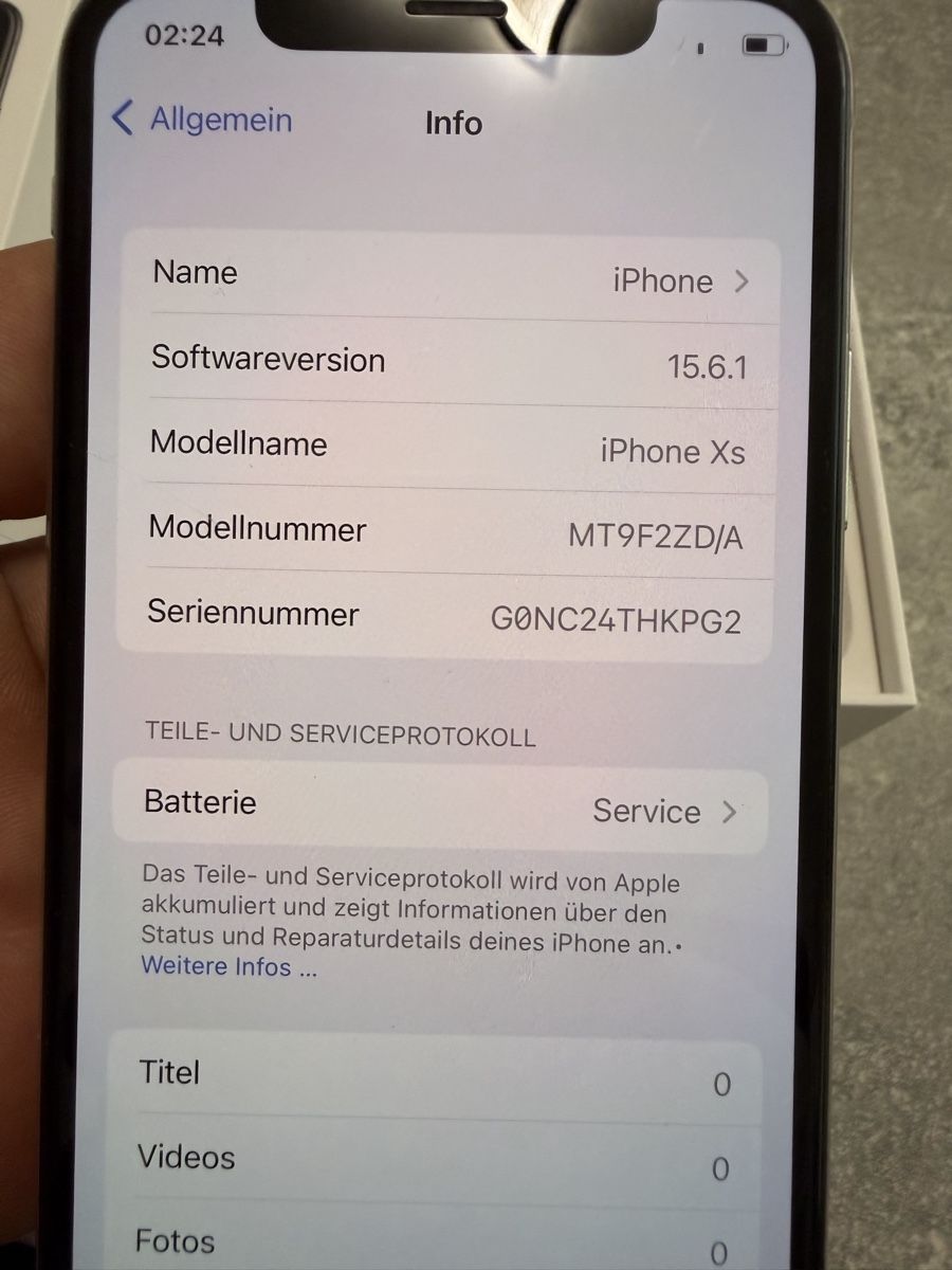 Apple Handys / Smartphones: Apple iPhone XS 64GB Silber  – Gebraucht aus Herzogenbuchsee von ioa_zcm6 6