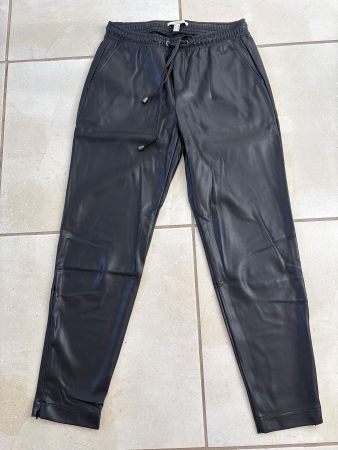 Schwarze EDC Hose Kunstleder, Grösse 36/S - NEU!