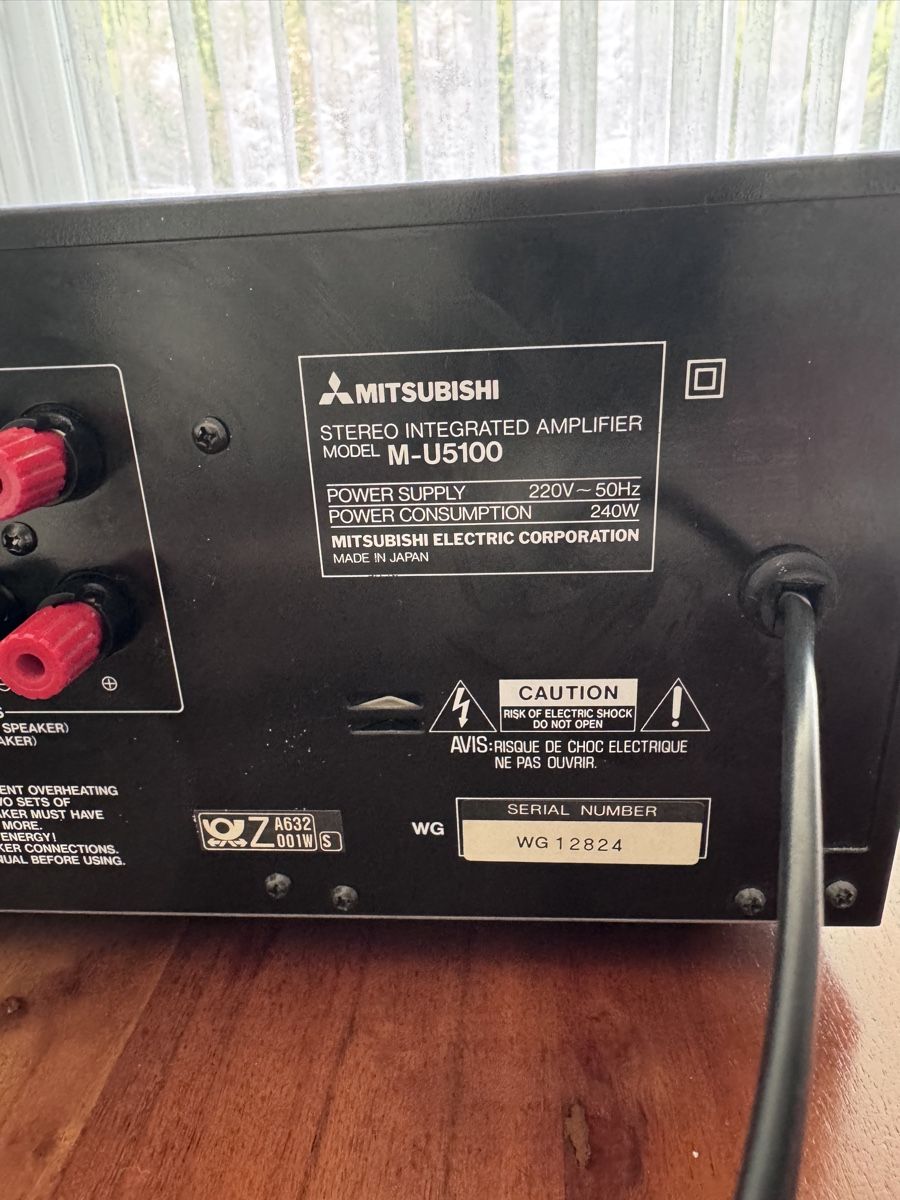 Mitsubishi Verstärker: Mitsubishi Stereo Verstärker M-U5100 – Gebraucht aus Seewen SZ von QM.03 8