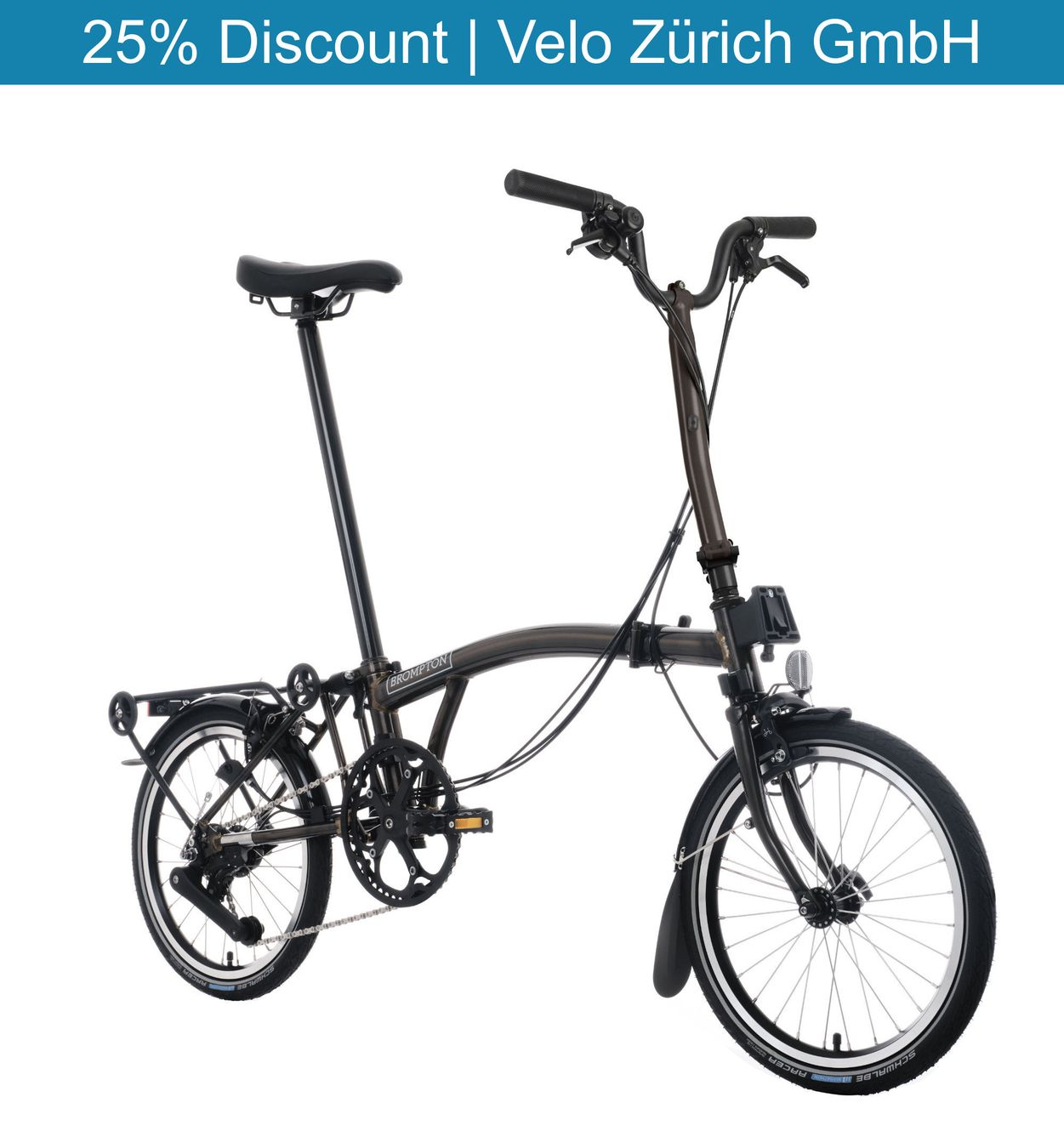 Velos: Faltvelo Brompton C Line, 12-Gang – Neu (gemäss Beschreibung) aus Zürich von Faltvelos