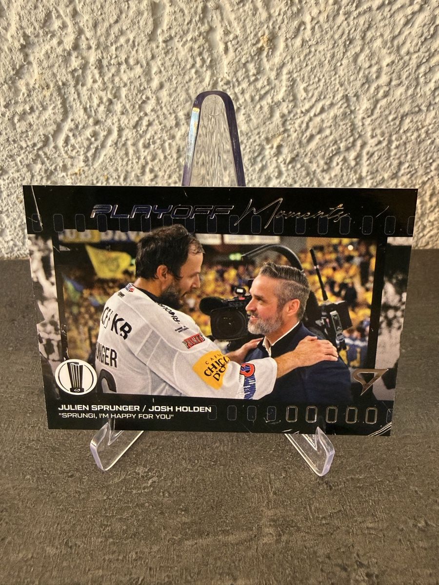 Sportzoo Sammelbilder & Trading cards: Julien Sprunger - Playoff Moments  – Neu und originalverpackt aus Réchy von Leeroy1998