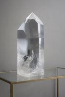 Glasklare Lemurian Bergkristall Spitze aus Bahia – 14 cm