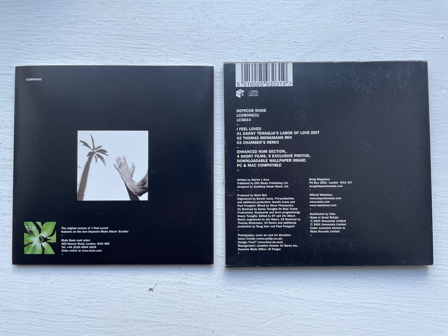 CDs: Depeche Mode - I Feel Loved- Maxi-CD, 2001 – D'occasion à Zürich par Andy_t71 1