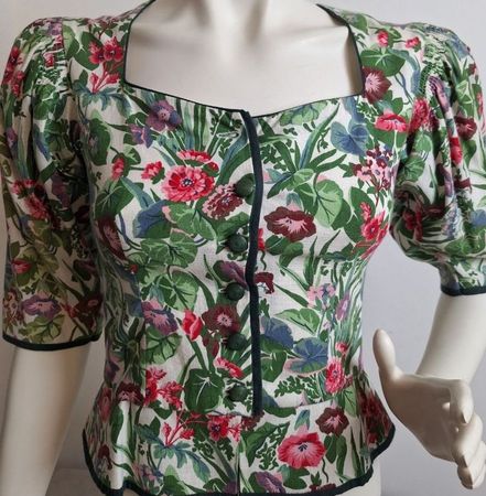 WENGER Trachtenmieder / Jacke Blumen Gr. 36  NEU