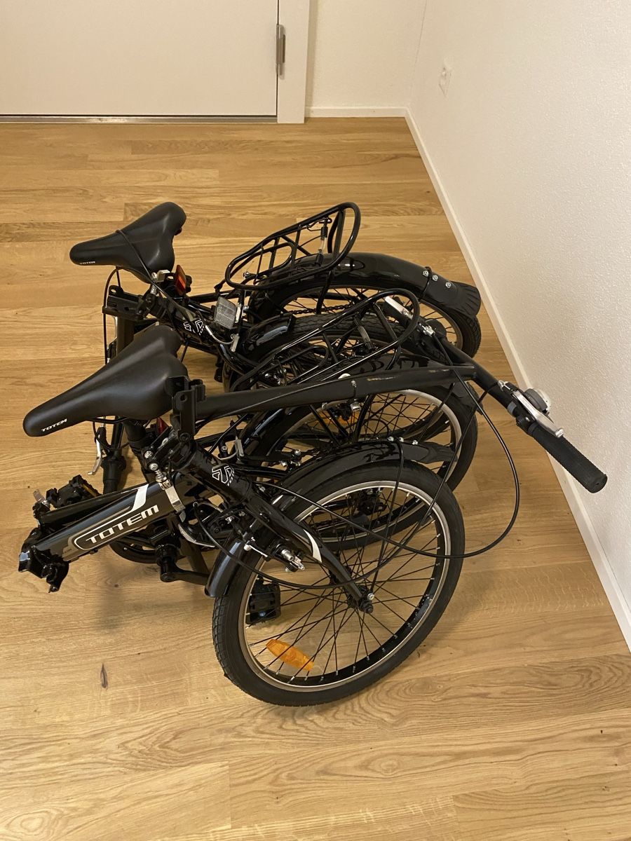 Velos: Zwei Klappvelo 20" schwarz – Gebraucht aus Dietikon von 8142_Adina 5