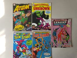 5 coole US DC-Comics aus dem SILVER AGE - Repariert - USA