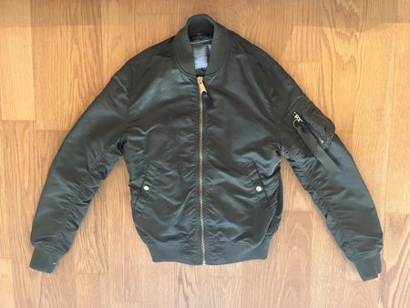 ALPHA INDUSTRIES Bomberjacke Kahki/Gold