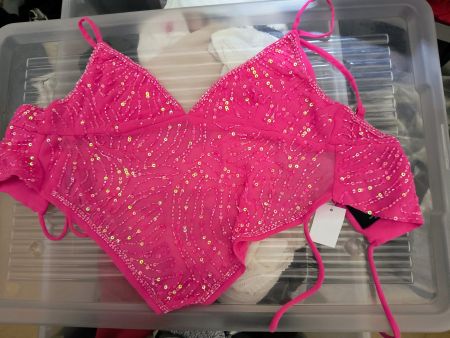 Bershka Pailletten Top Gr. S — Sommerlicher Hingucker!