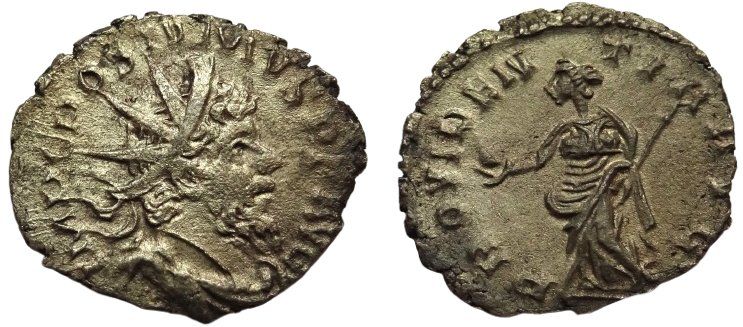Tutti le monete: POSTUMUS Antoninian in top Zustand – Usato da La Sarraz venduto da classicworldcoins