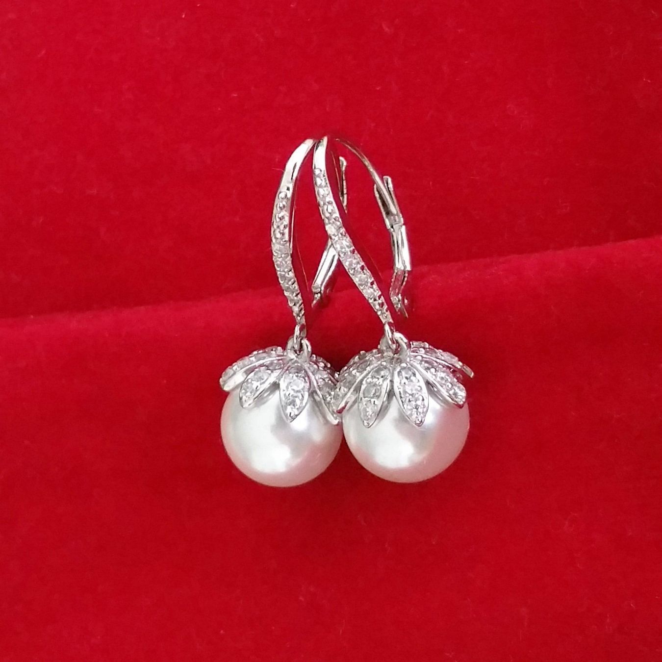 Orecchini pendenti & Orecchini a lobo: Montalin 925 Silber Ohrringe echte Muschelkernperlen – Nuovo e nell'imballaggio originale da Zürich venduto da Montalin2 5