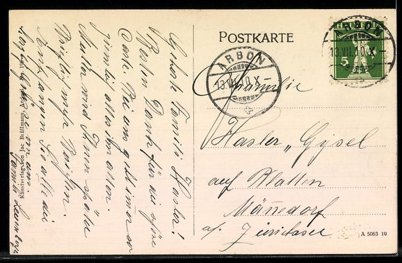 Cartes postales: Arbon, Ortsansicht mit Park und Kirche – D'occasion à Berlin par bartko-reher 1