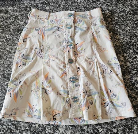 Masters Golf Jupe m. Innenhose Gr.34 geblümt