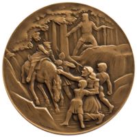 Medaille Linth 1975 Luftgewehr Meisters.