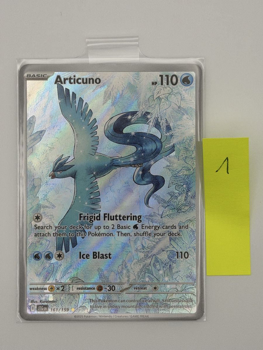 Pokémon Carte collezionabili: Pokémon Articuno 161/159 – Nuovo (secondo la descrizione) da Uster venduto da CDM96