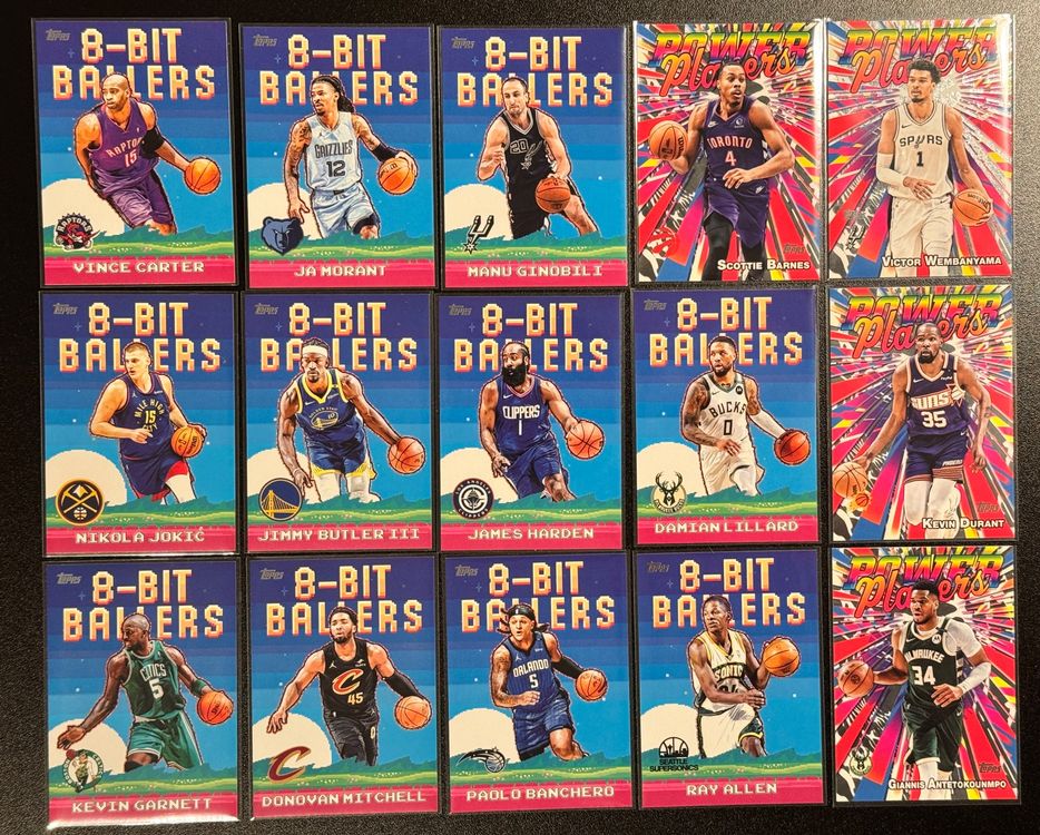 2025-26 Topps Flagship Basketball Insert Lot NBA -15 Karten (Neu ...