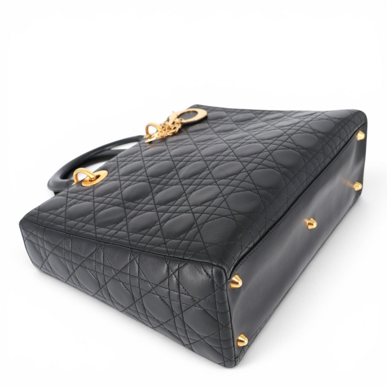 Dior Borse da donna: Dior Lady Dior Large schwarz GHW – Usato da Binningen venduto da Designerlabels 6