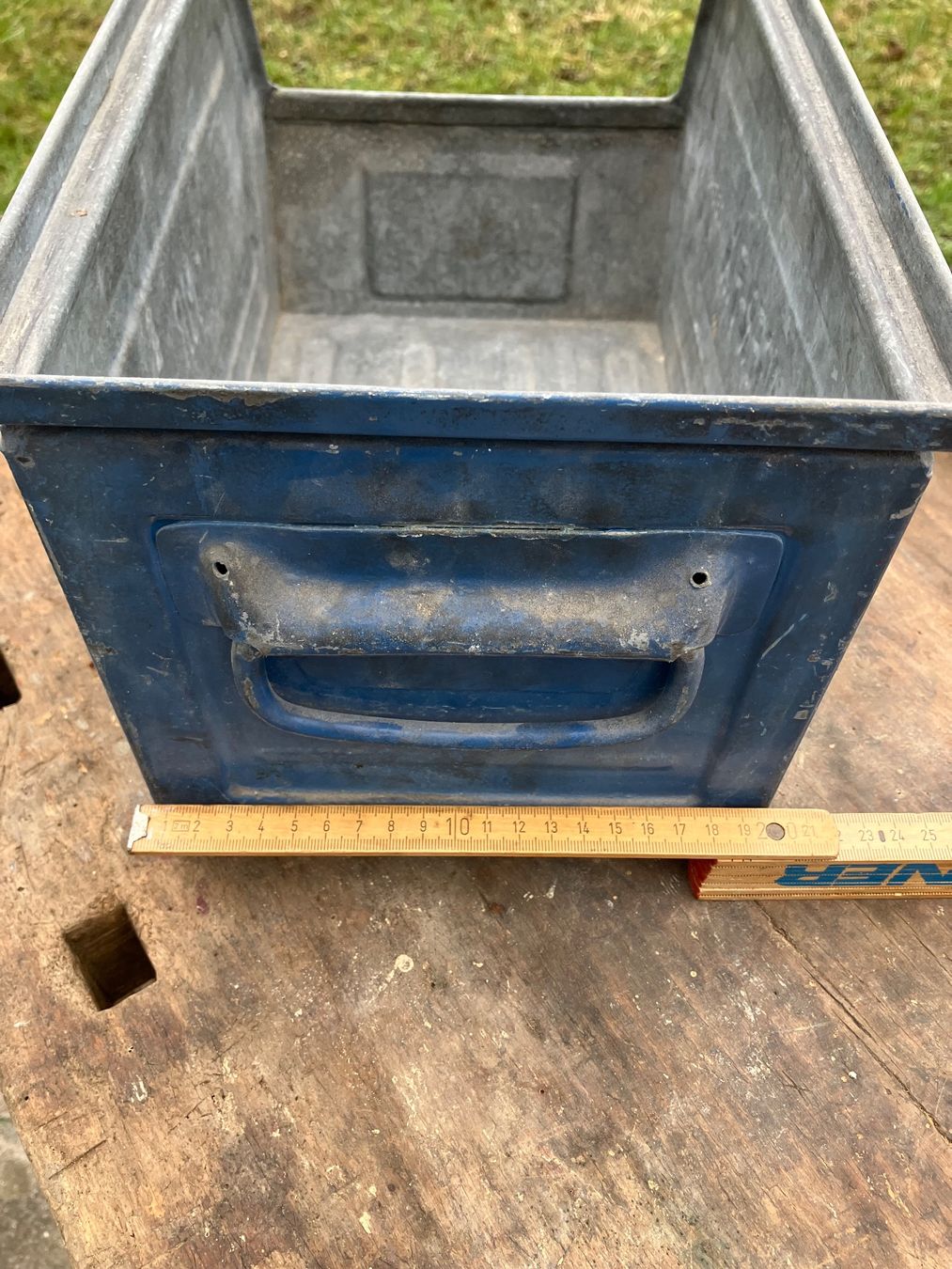 Casse di trasporto: Lagerbox Metall – Usato da Goldau venduto da Taburettli_Brocante 3
