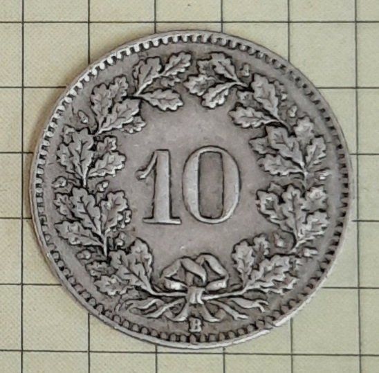 Alle Münzen: 1927, 10 Rappen – Gebraucht aus Ettenhausen TG von elgravuro 1