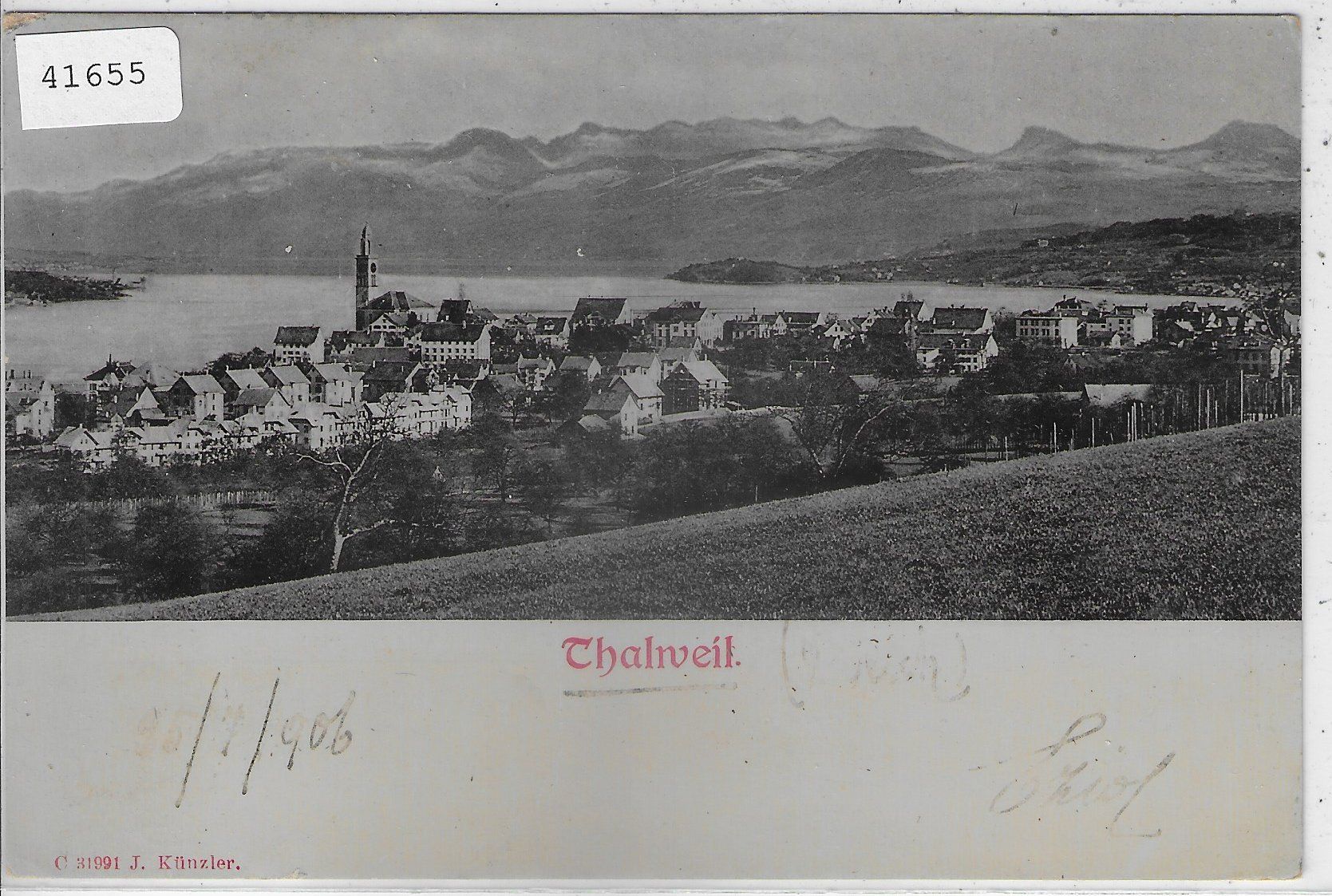 Cartoline postali: Gruss aus Thalweil Thalwil – Usato da Ettingen venduto da Kartenplanet