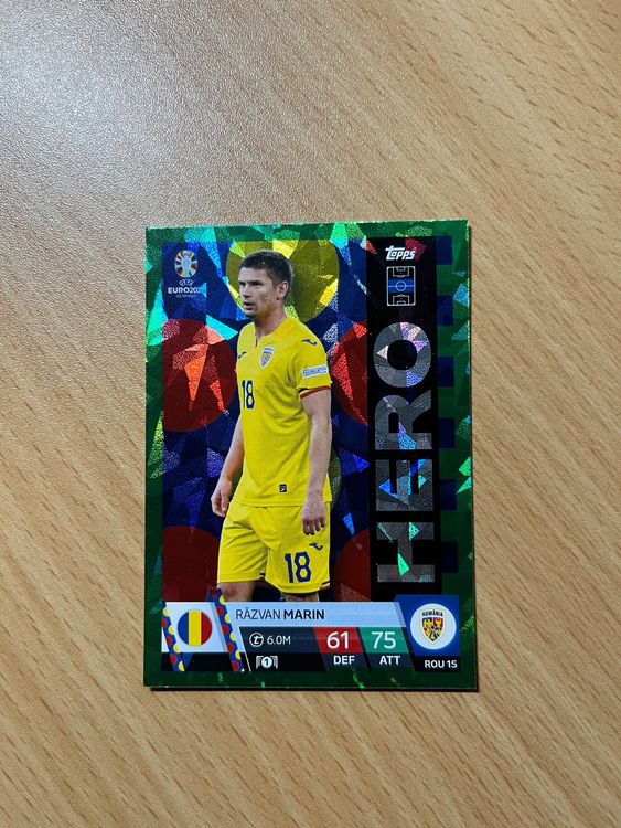 Topps Match Attax Euro 2024 Razvan Marin | Acheter sur Ricardo