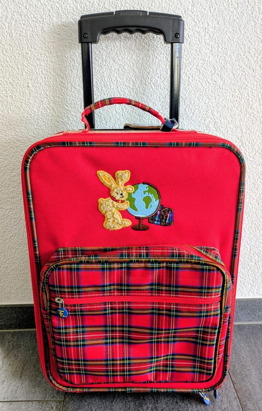 Valigie: Roter Kinder Trolley Koffer – Usato da Unterengstringen venduto da Alf