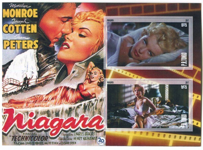 Alle Briefmarken: Block "Marilyn Monroe". Tongo. – Neu und originalverpackt aus Basel von Butsch5