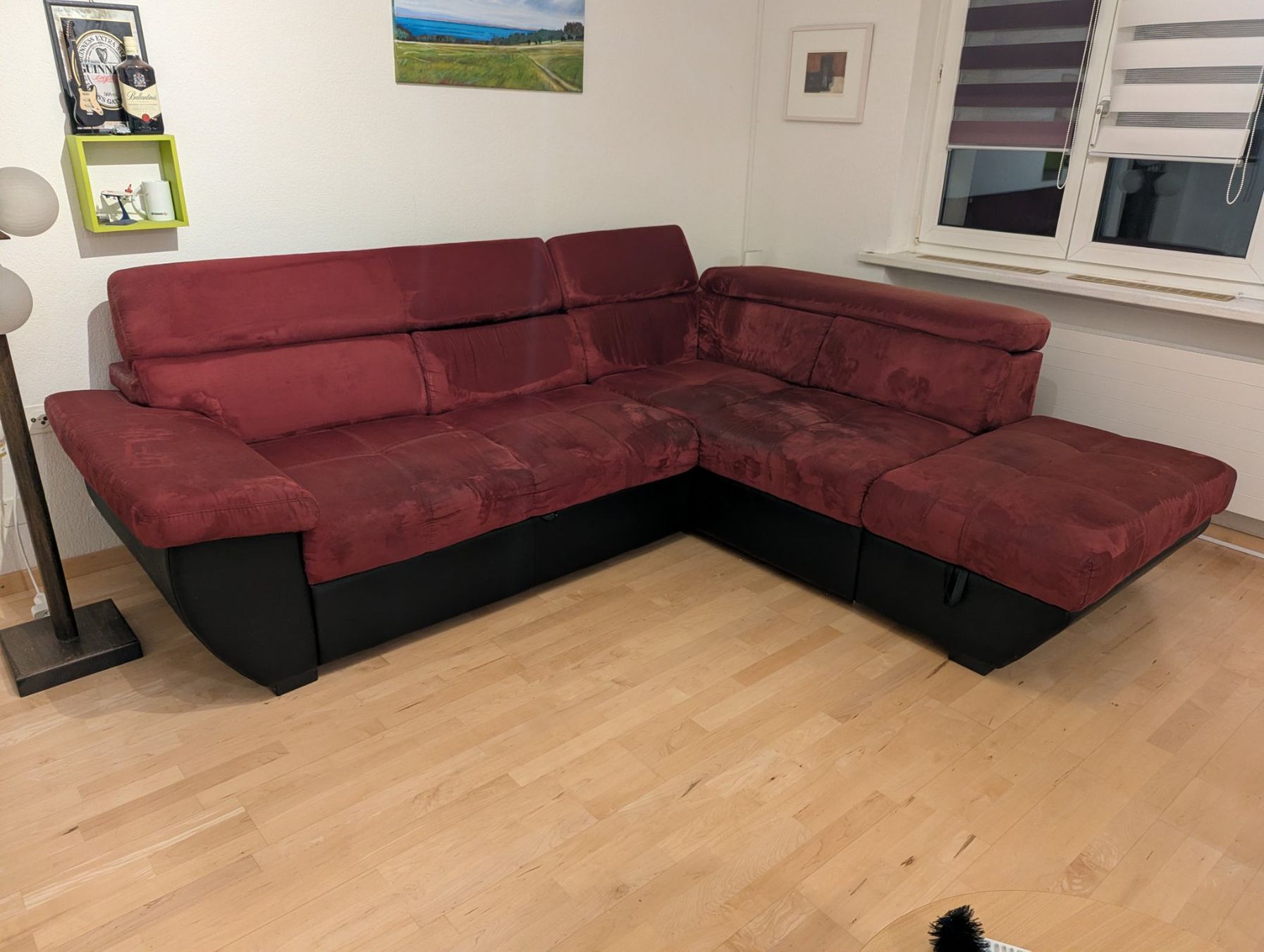 Conforama Sofas: Sofa: Conforama Speedway - Rot - Ecksofa & Bettsofa – Gebraucht aus Winterthur von eoi_wcn2