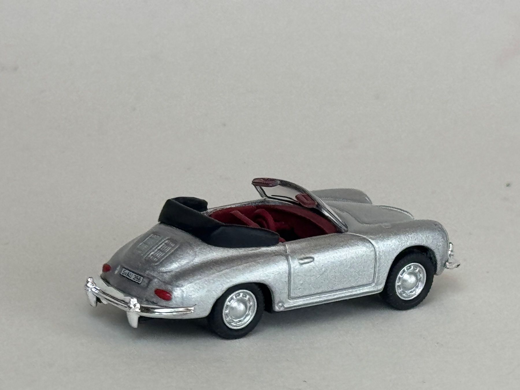 Schuco Modellini d'auto: Schuco Porsche 356 Cabriolet silbern – Usato da Elm venduto da Wikmtz 1