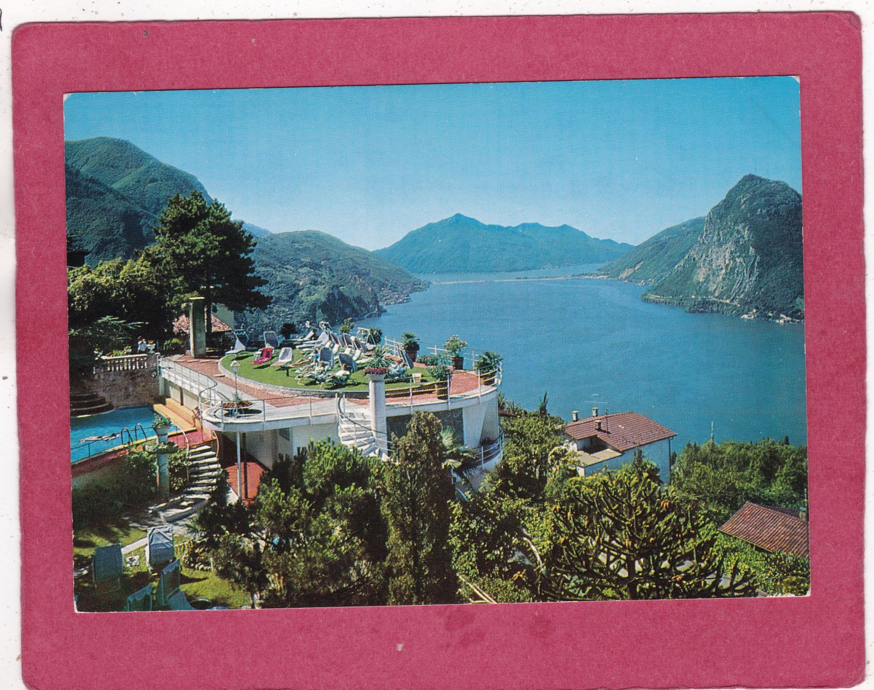 Cartoline postali: Montefiore Hotel Lugano Aldesago Brè – Usato da Herisau venduto da Lisegrat2008