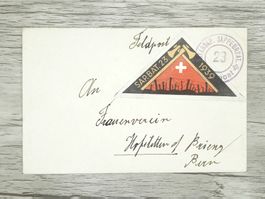 TR78 Enveloppe + Timbre Suisse 1939/40 Feldpost