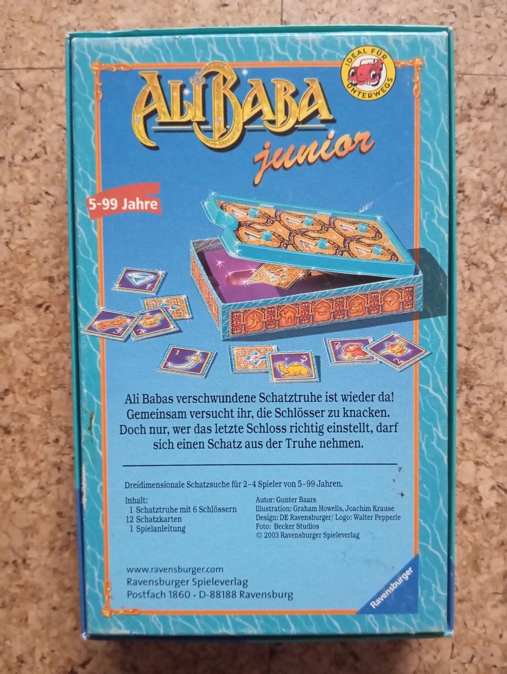 Ravensburger Giochi: RAVENSBURGER Brettspiel "Ali Baba - Junior" ab 5 – Nuovo (secondo la descrizione) da Zeneggen venduto da shemesh_ 1