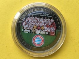 Münz/ Medaillen  FC. BAYERN 2000 / 2001 unzirkuliert 50 mm.